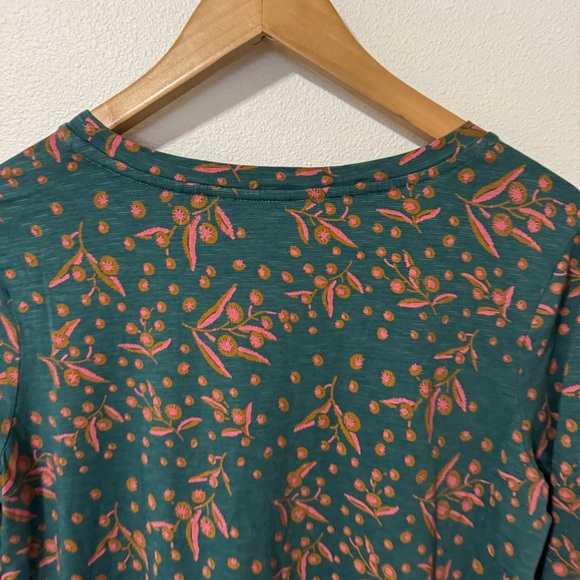 Toad&co Windmere Long Sleeve Samba Jersey Dress Green Jasper Seedpod Print-S - Picture 8 of 11